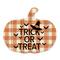 Trick or Treat Buffalo Check Pumpkin Shaped Pallet Wood Art